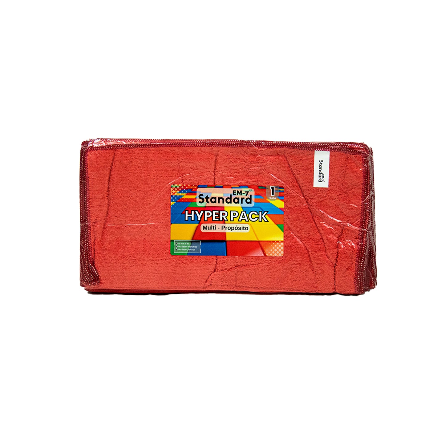 TOALLAS MICROFIBRAS ROJO 30 Unidades