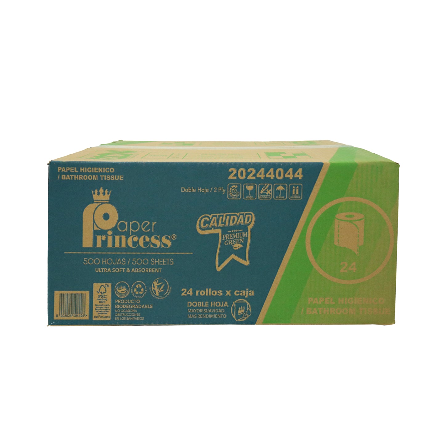 PAPEL HIGIENICO HOGAR 24 ROLLOS X 500 HOJAS - DOBLE HOJA
