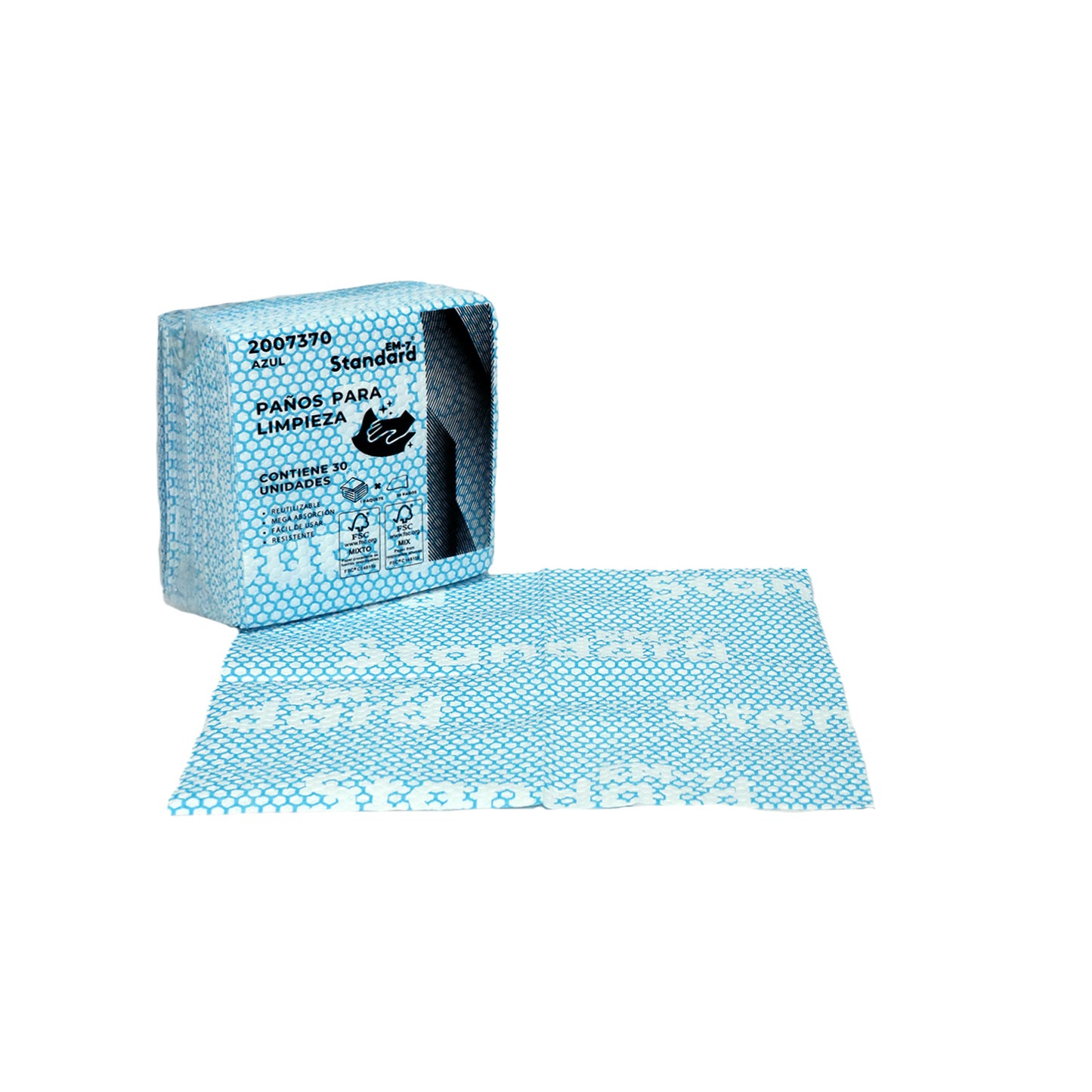 PAÑOS PARA LIMPIEZA AZUL