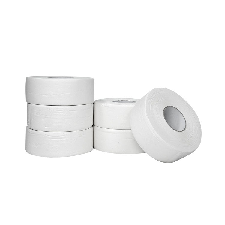 PAPEL HIGIÉNICO JUMBO 6 ROLLOS X 400 MTS 1 PLY