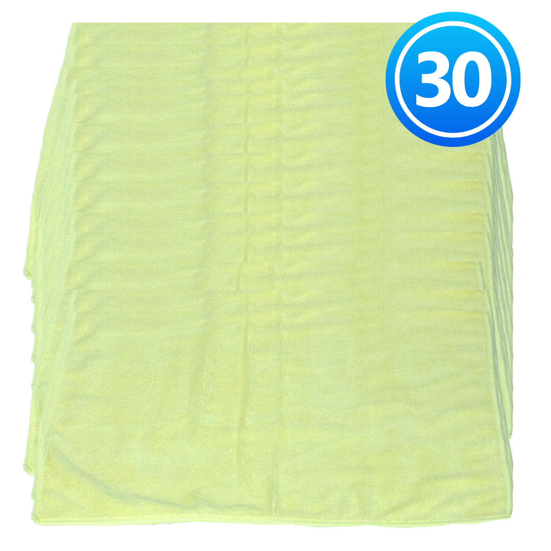 TOALLAS MICROFIBRAS AMARILLO 30 Unidades – Hyper Clean S.A.