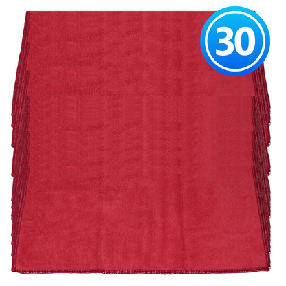 TOALLAS MICROFIBRAS ROJO 30 Unidades – Hyper Clean S.A.