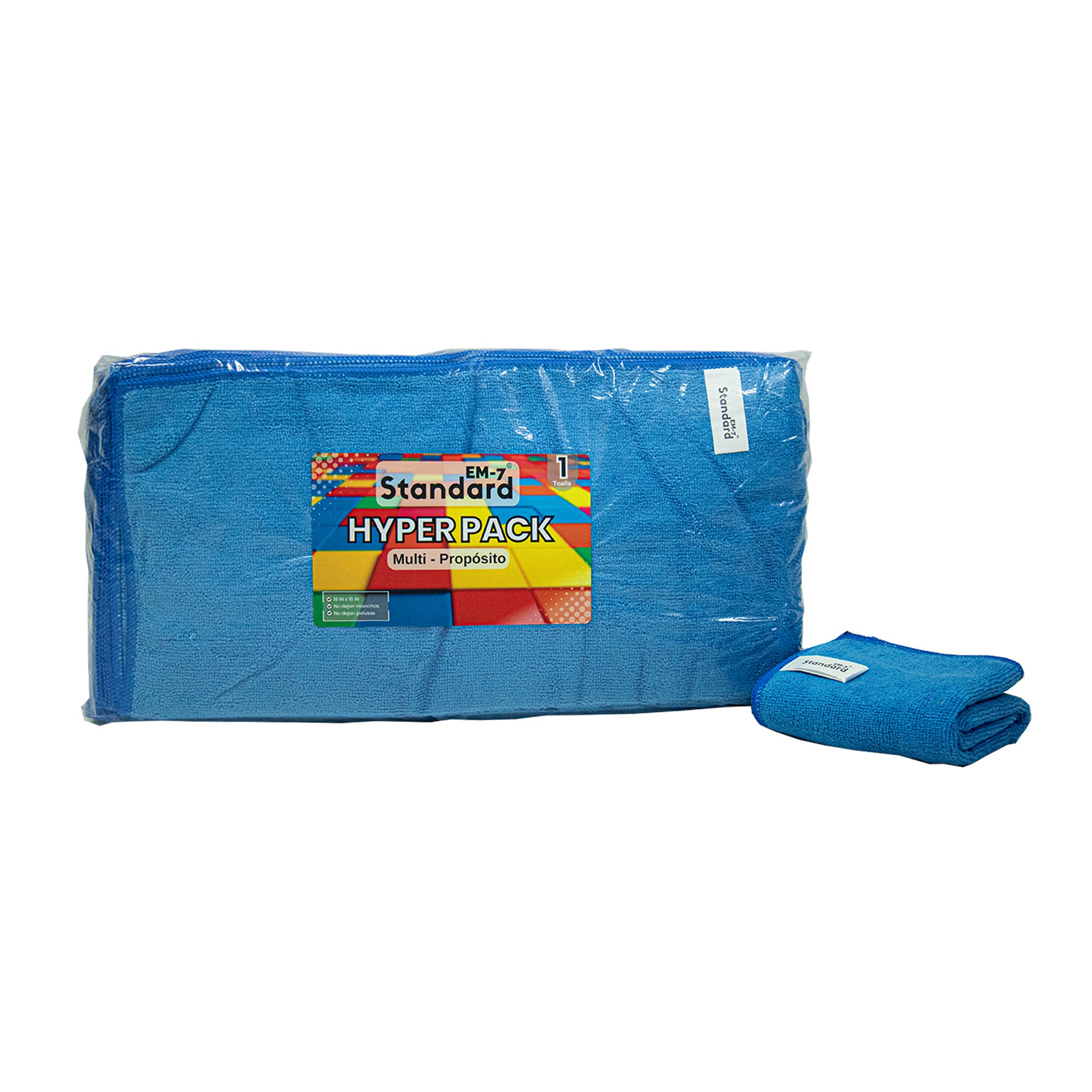 TOALLAS MICROFIBRAS AZUL 30 Unidades – Hyper Clean S.A.