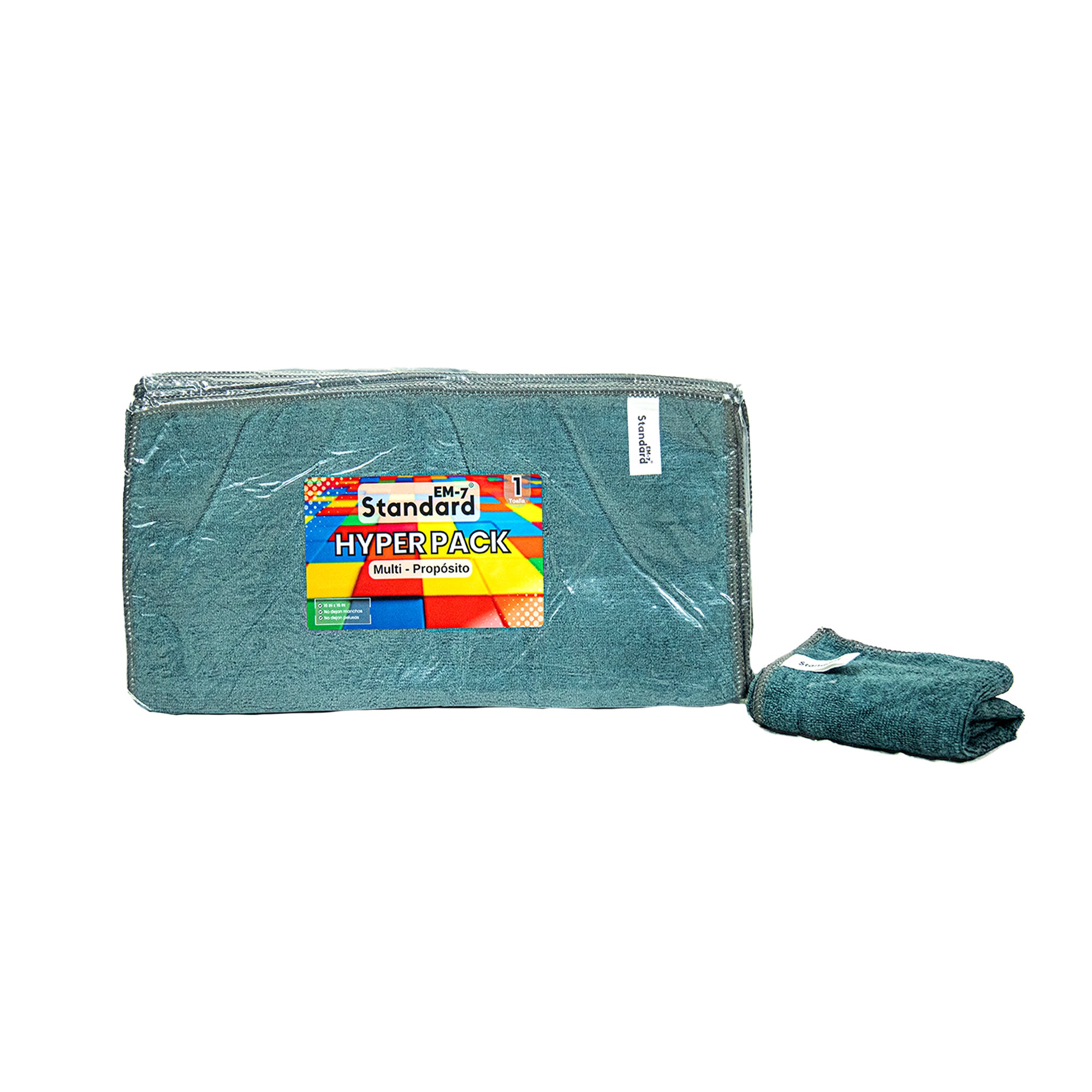 TOALLAS MICROFIBRAS GRIS 30 Unidades – Hyper Clean S.A.