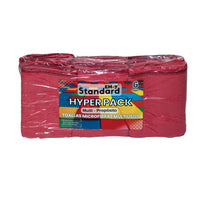 TOALLA MICROFIBRAS ROJO SIX PACK