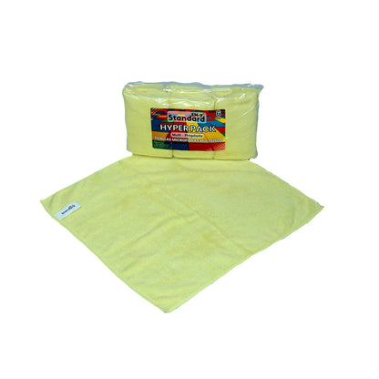 TOALLA MICROFIBRAS AMARILLO SIX PACK