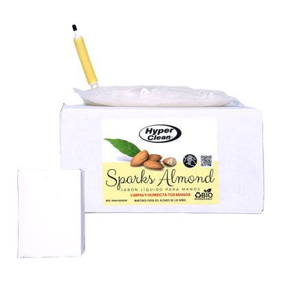 Jabón Liquido para Manos SPARKS ALMOND | 6 x 800 ml Caja