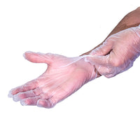 GUANTES VINYL TRANSPARENTE MEDIUM