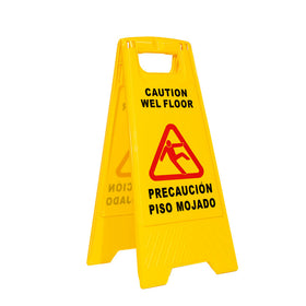 LETRERO DE AVISO PISO MOJADO